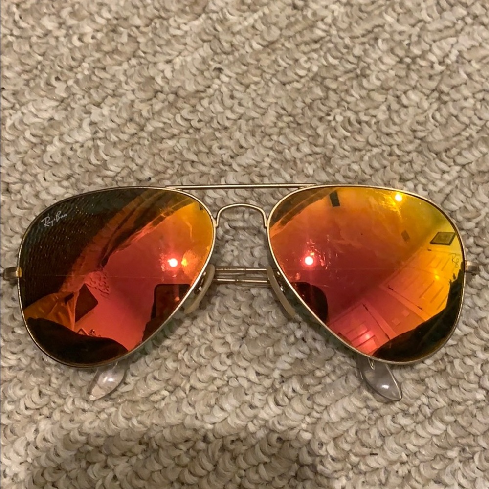 Rayban reflective sunglasses